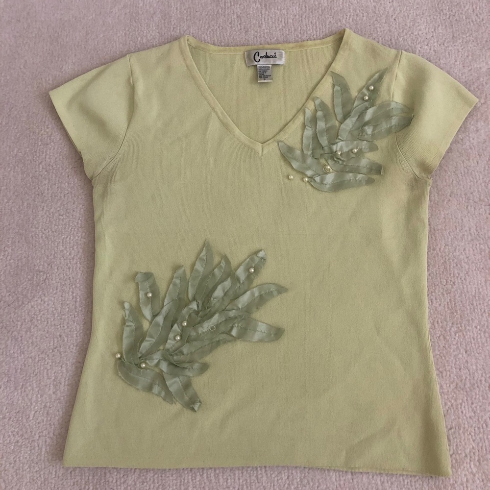 Carducci Top lime green size S